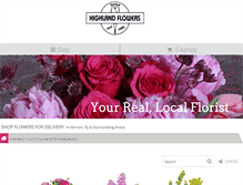 Tablet Screenshot of highlandlakesflorist.com